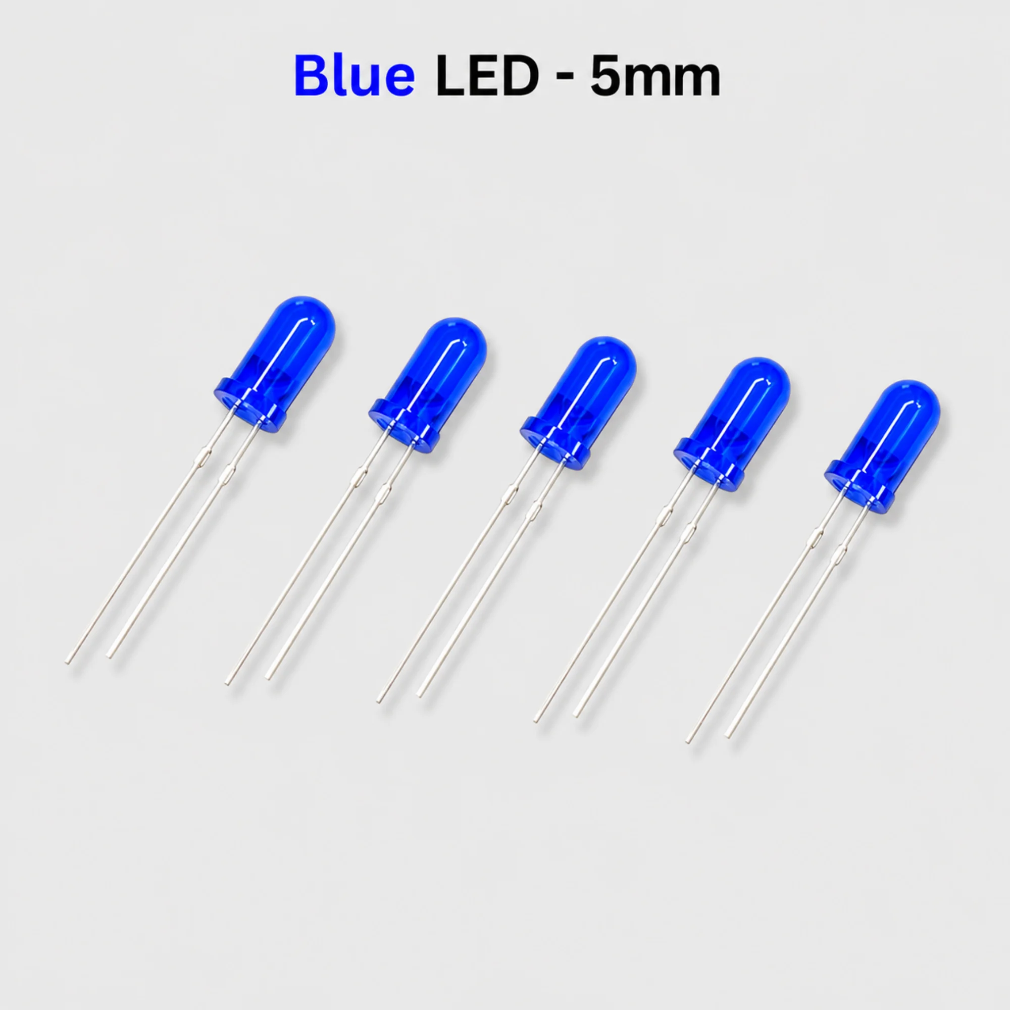 5mm Blue LED (10 Pcs)