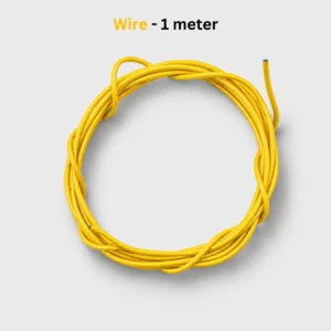 Yellow Hook-Up Wire (1 Meter)