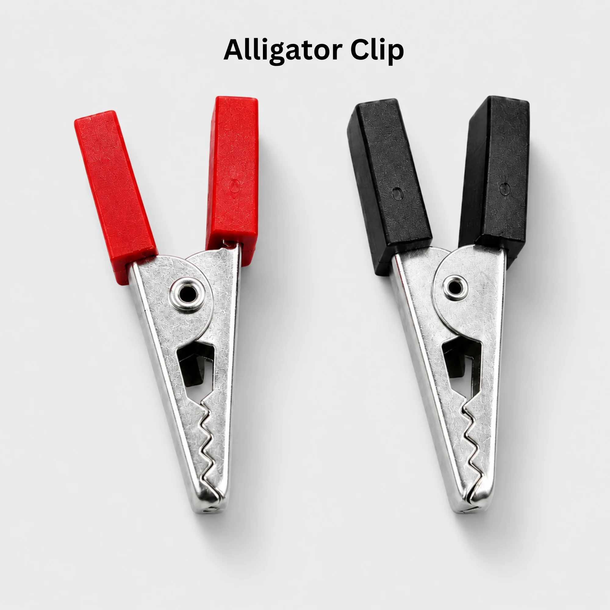 Alligator Clip Set (Red & Black)