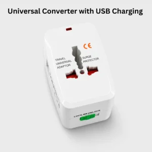 Universal Travel Adapter with USB Charging