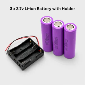 3 × 3.7V Li-ion Battery with Holder