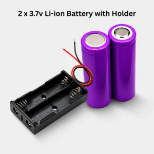 2 × 3.7V Li-ion Battery with Holder