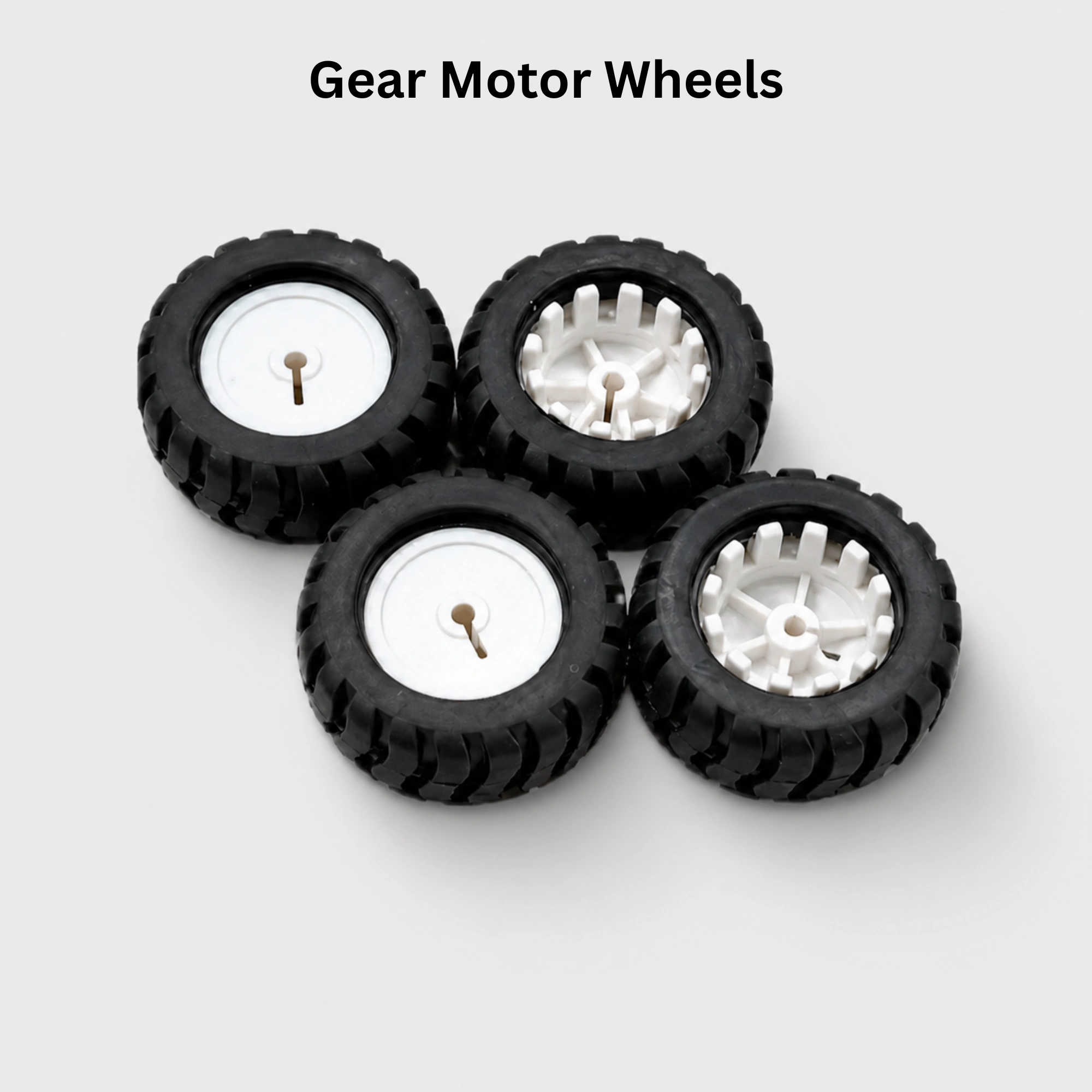 Gear Motor Wheels (4 Pcs)