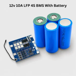 12V 10A LiFePO₄ 4S BMS with Battery Pack