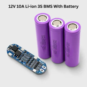 12V 10A Li-ion 3S BMS with Battery Pack
