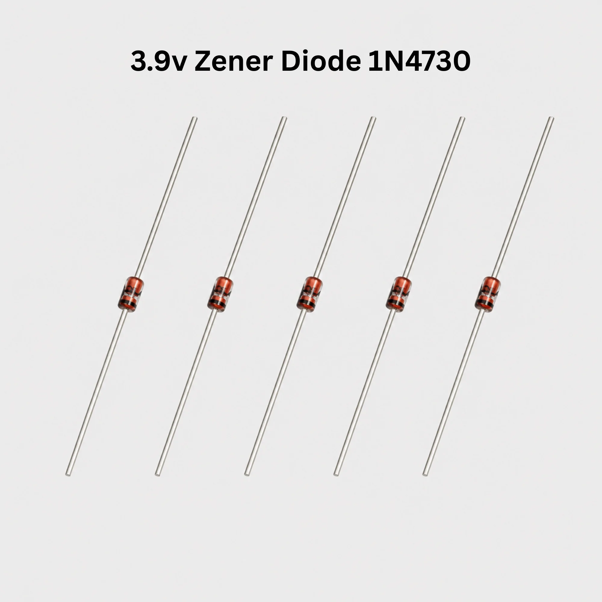 3.9V Zener Diode 1N4730A (5 Pcs)