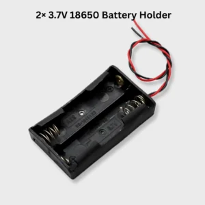 2 × 18650 Battery Holder (3.7V Li-ion Battery Case)