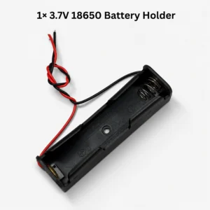 1 × 18650 Battery Holder (3.7V Li-ion Battery Case)