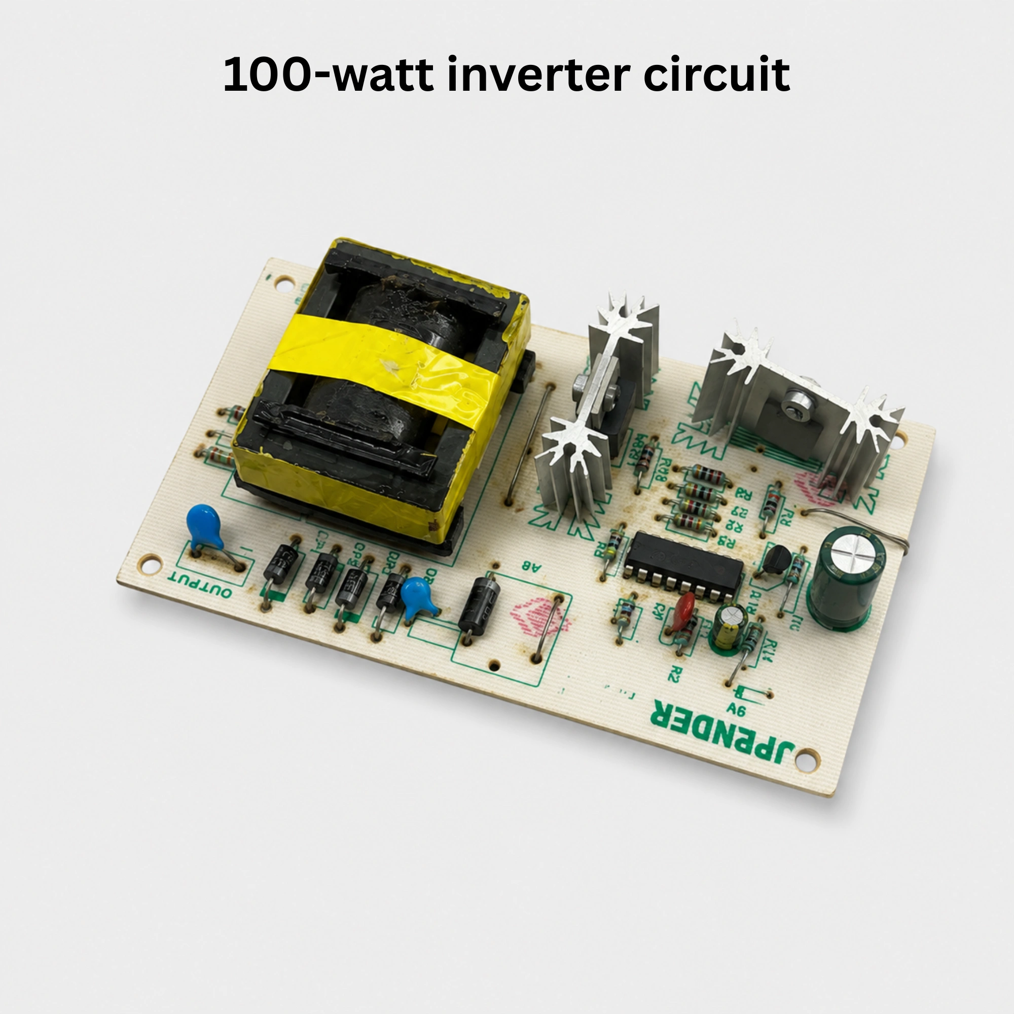 12v DC to 220v AC 100W Inverter Circuit - Image 3
