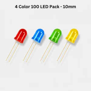 4 Color 100 LED Pack – 10mm