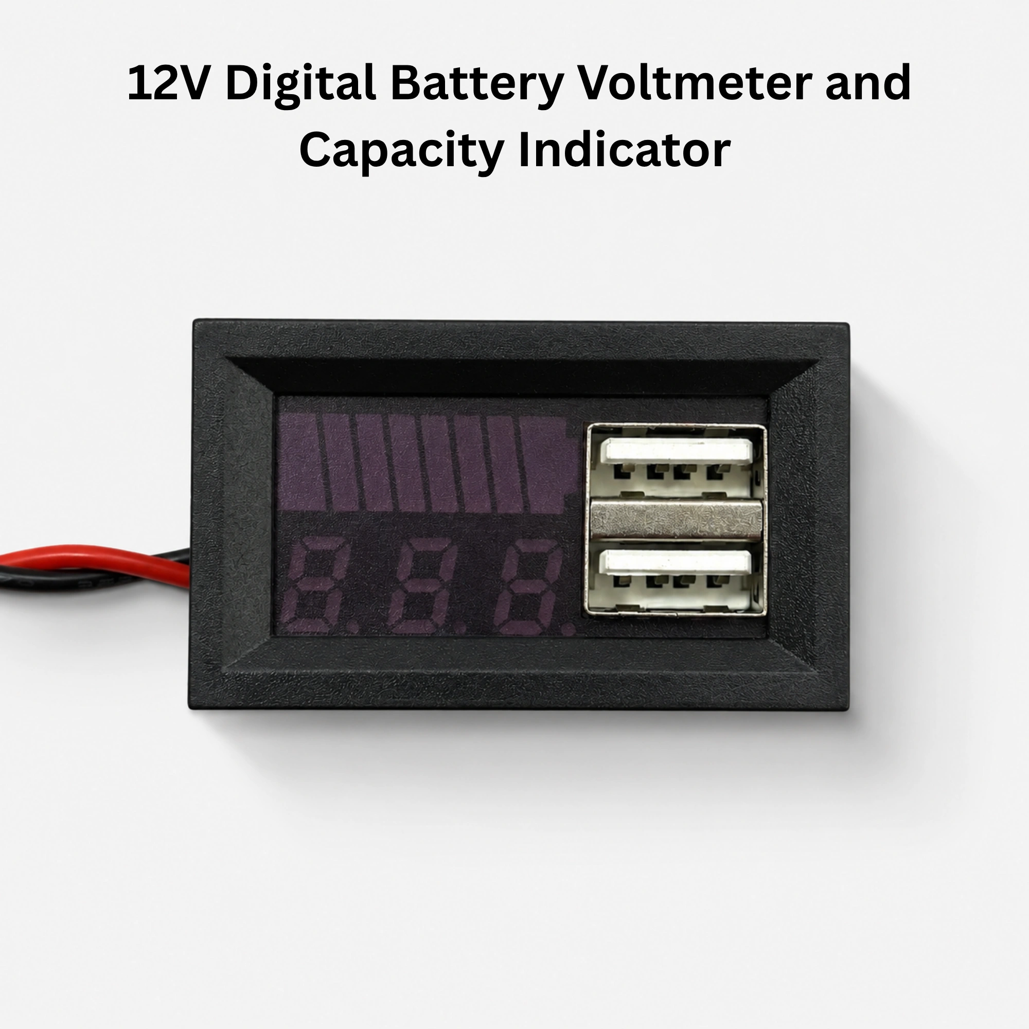 12V Digital Battery Voltmeter and Capacity Indicator