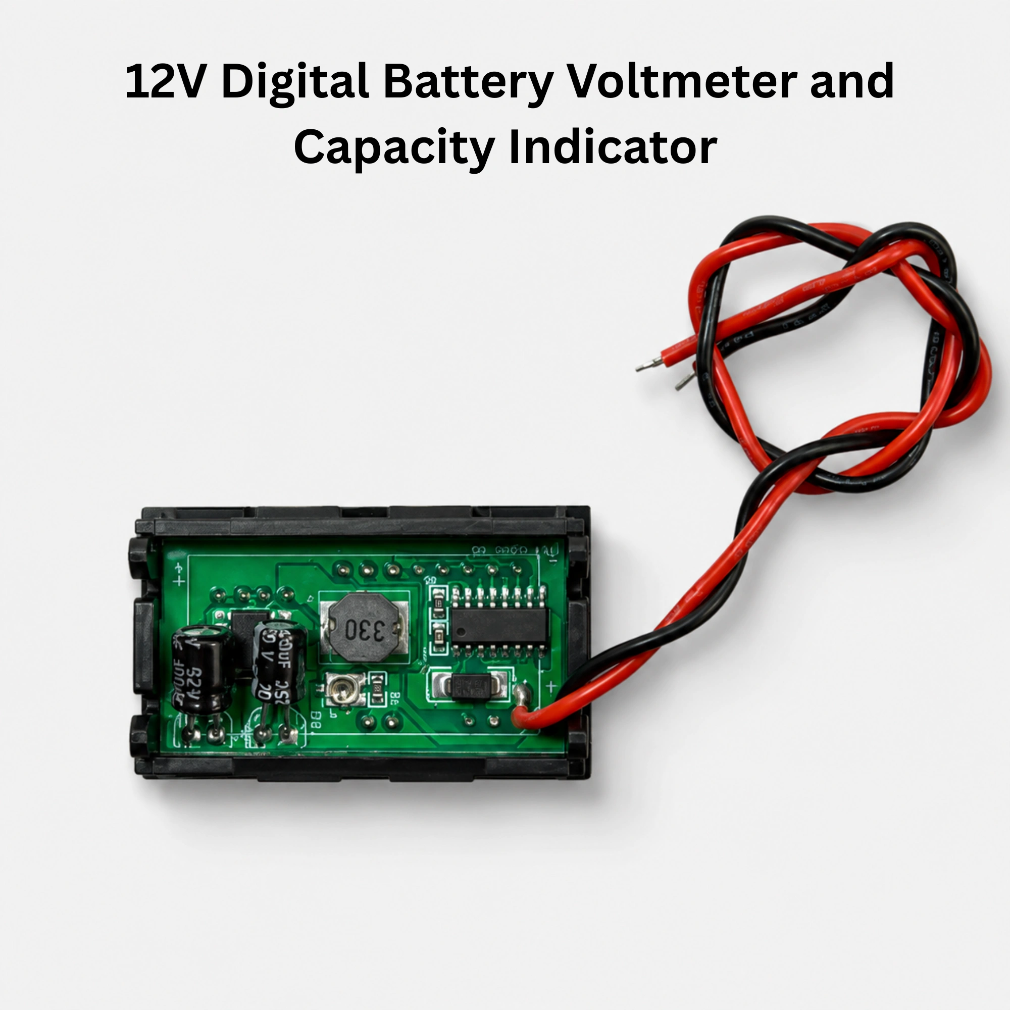 12V Digital Battery Voltmeter and Capacity Indicator