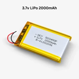 3.7v LiPo 2000mAh