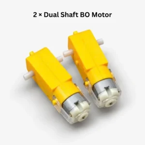 2 × Dual Shaft BO Motor