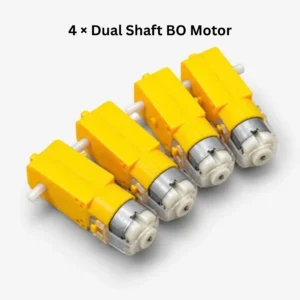 4 × Dual Shaft BO Motor